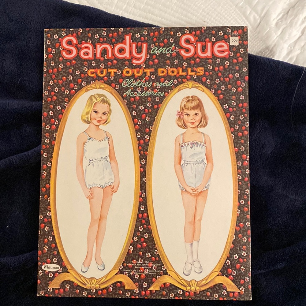 Vintage Whitman cut-out dolls